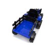 Detský elektrický traktor s vlečkou 12V 7Ah modrý