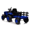 Detský elektrický traktor s vlečkou 12V 7Ah modrý