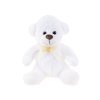 Plyšový medvídek s mašlí bílý1