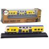 Zberateľský kovový model vlaku 1:48 žltá modrá