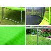 Mamido trampolina SkyFlyer 180cm 6ft 2v1 zelena (9)