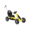 Velká šlapací motokára Ferrari žlutá