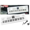 velký dětský keyboard s mikrofonem bílý (2)