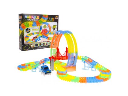 Svítící autodráha Variable 157 dílů08