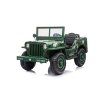 Kinder Elektro Jeep Willys 4x4 dreisitzig grün1