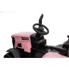 227361 15 detsky elektricky traktor s vleckou 12v 7ah ruzovy