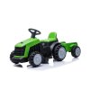 Kinder-Elektrotraktor mit Anhänger grün1 (1)
