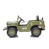 Dětský elektrický vojenský Jeep Willys světlé zelený5