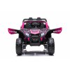 Elektrisches Kinderauto Buggy UTV Racing 4x4 rosa3