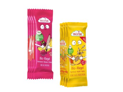 Fruchtbar Ovocné tyčinky meruňka, jablko, oves, od 1 roku, (4x23 g), 92 g