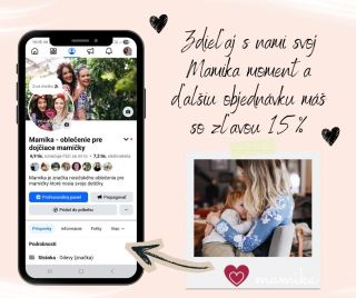 Ako sa ti Mamika nosí? 💗 Zdieľaj to s nami a ďalšiu objednávku máš so zľavou! 🎁 📸 Pošli nám akúkoľvek fotku v niektorom z...