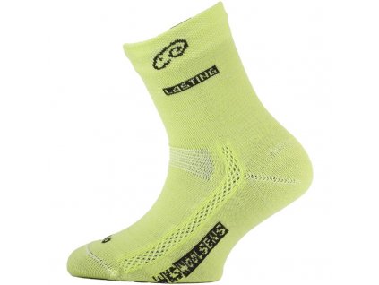 lasting detske merino ponozky tjs zlute 669