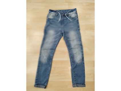 BAZAR vel.134, Chlapecké džíny - světle modré