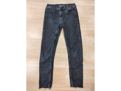 BAZAR, vel.140 - Elastické chlapecké džíny - černé