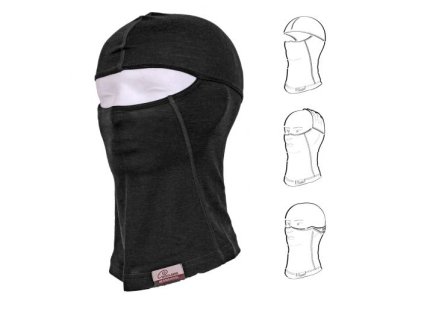 Dětská slabá MERINO kukla LAK  - černá