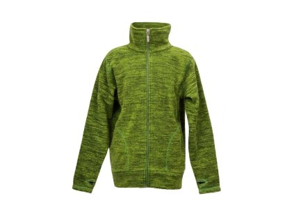 fm 0605 mikina fleece s otvorem pro palec zelena 4724236