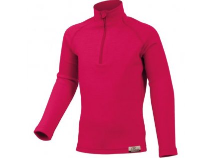 Dětská merino mikina SOLY - růžová