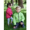 Tenká softshellová bunda BEZ KAPUCE + ZADNÍ KAPSA - zelená