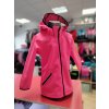 JARNÍ softshellový kabát s ÚPLETEM - růžový