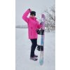 Softshellová bunda ZIMNÍ S KOŽÍŠKEM - růžová