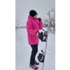 Softshellová bunda ZIMNÍ S KOŽÍŠKEM - růžová