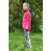 vel. 116 - Tenká softshellová bunda BEZ KAPUCE - RŮŽOVÁ