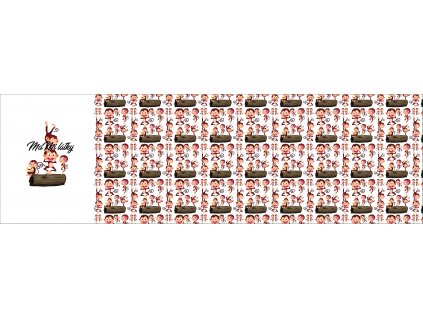 opičky panel s doplnkovou 55x180cm nahled