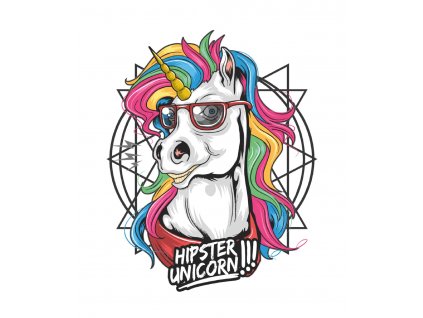 unicorn hipster Kreslicí plátno 1