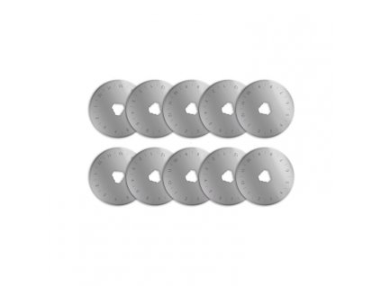 texi 4099 rotary cutter blade 45mm straight 10 pcs pack