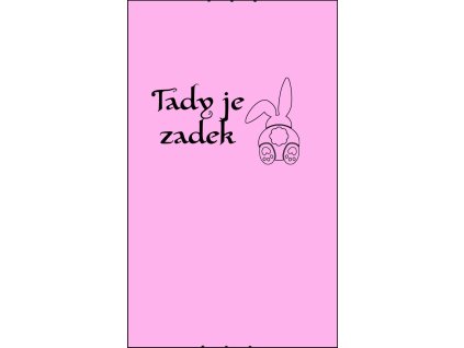zadek králík růž 5x3