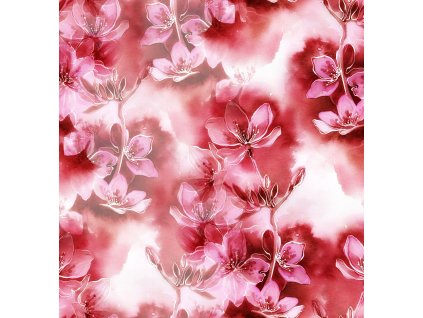 růžové kvběty Kreslicí plátno 1