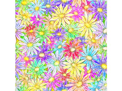 barevné květiny 30x30 2x0,5lm newyork Please separate every half meter