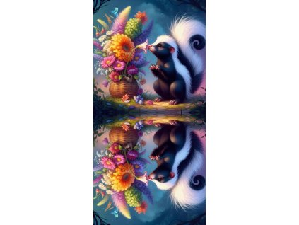 Zrcadlový panel 50x100cm tchoř