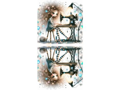 Zrcadlový panel 50x100cm švadlenka