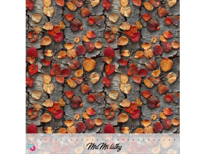 Fall Embroidery Seamless Pattern 105 30x30 nahled