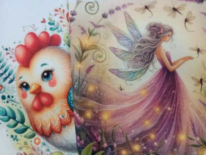 Teplákovina panel cca 20x30cm (A4) tisk na přání