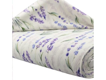 Viskozový úplet  - levandule