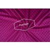 minky fleece stoff fuchsia