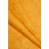 dekoracni latka jednobarevna zluto oranzova s mramorovym vzorem2