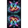 Oboustranný panel 50x100cm motýl