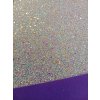 Koženkový panel ve tmě svítící třpytky 20x30cm fialová
