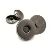 Magnetické zapínání Ø18mm s nýtem tmavý nikl 10ks