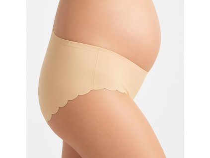 Béžové bezšvové nohavičky Ely