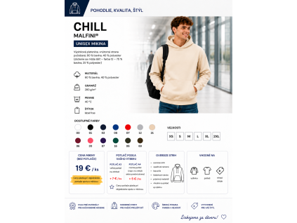 Katalóg unisex mikiny CHILL
