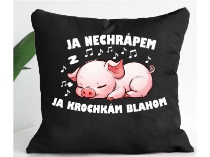 vankúšik čierny nový