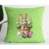 vankúšik zajačik v košíčku zelená (1)