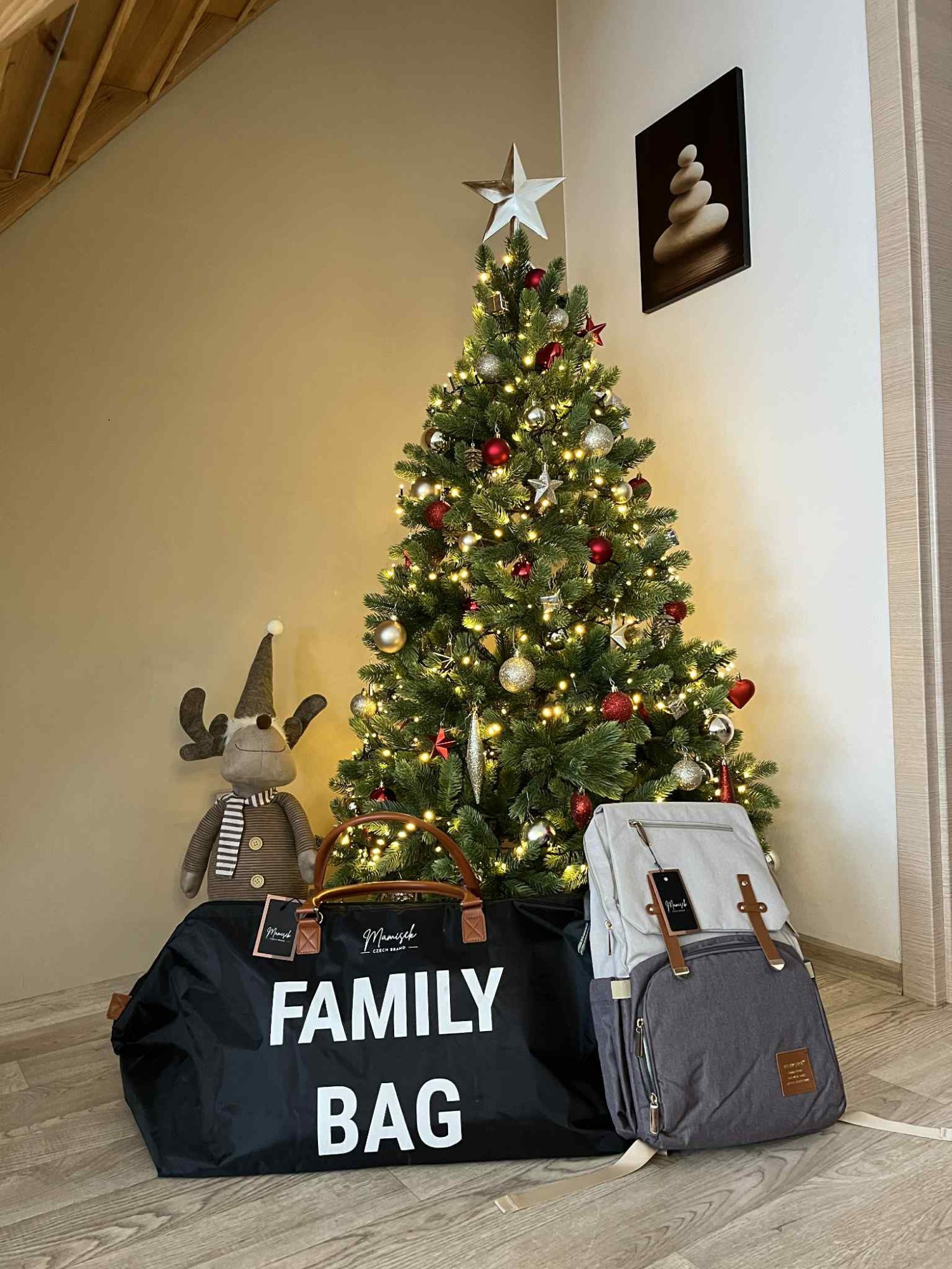 Co koupit budoucí mamince pod stromeček? | Přebalovací batoh & taška do porodnice – Mamisek.cz