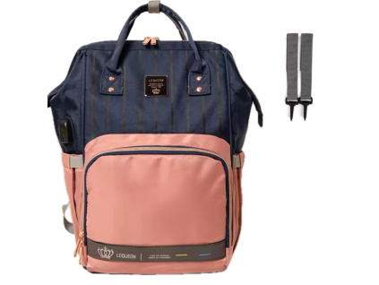 Přebalovací batoh Pink Blue Stripe