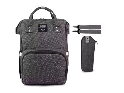 Přebalovací batoh pro maminky Star Dark Grey