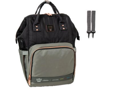 Přebalovací batoh na kočárek Black Stripe